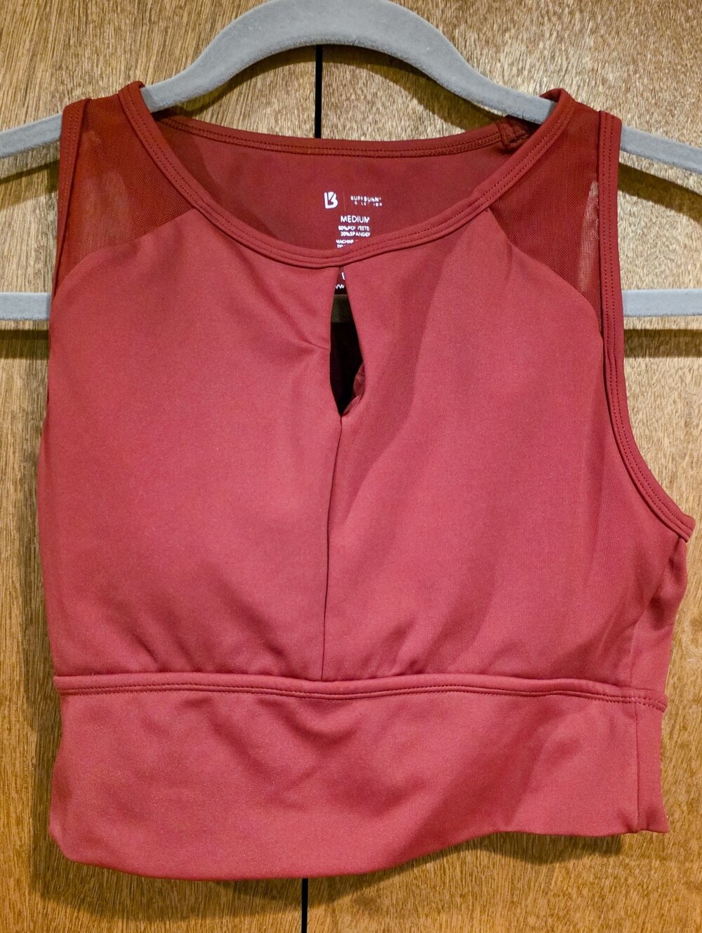 Buffbunny Womens Step Up Crop Top Built In Sports Bra